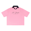 “Jesus Saved Me” Striped Boxy Soccer Jersey