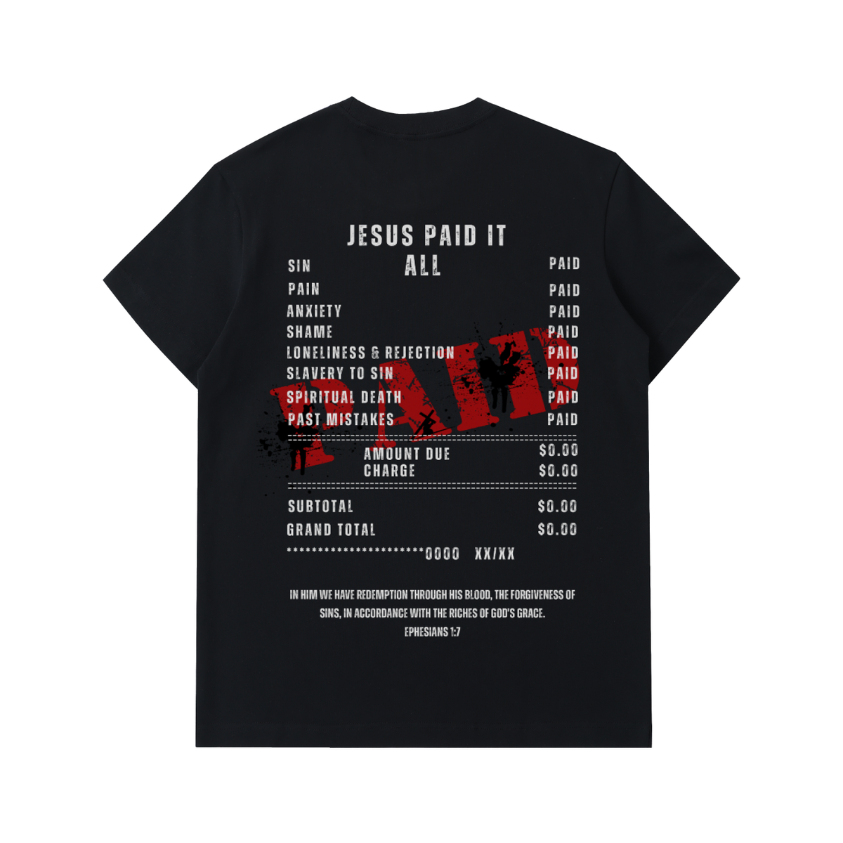 Jesus paid it Full T shirt