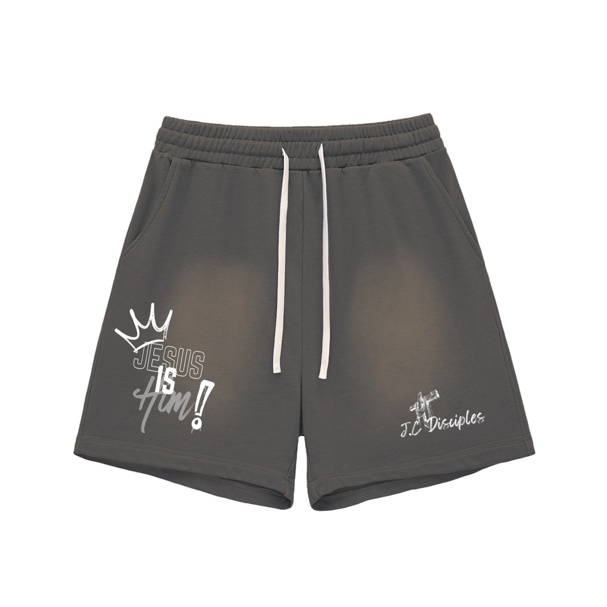 JESUS is Him Sun Fade Cotton Shorts