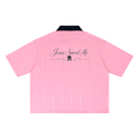 “Jesus Saved Me”  Striped Boxy Soccer Jersey