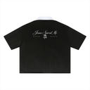 “Jesus Saved Me”  Striped Boxy Soccer Jersey