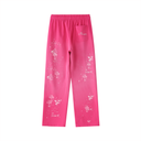 Vintage Washed Gradient Straight-Leg Sweatpants