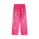 Vintage Washed Gradient Straight-Leg Sweatpants