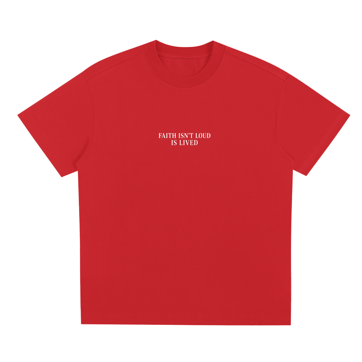 Faith Is Lived Tee