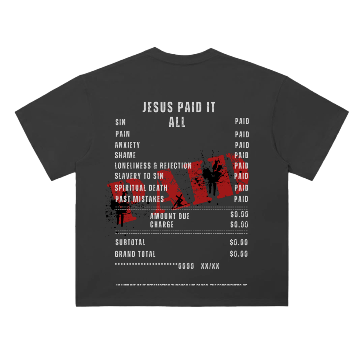 Jesus Paid It All Tee